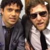 Os cantores Jorge Vercilo e Otto aparecem em vídeo divulgado por Gaby Amarantos no Instagram