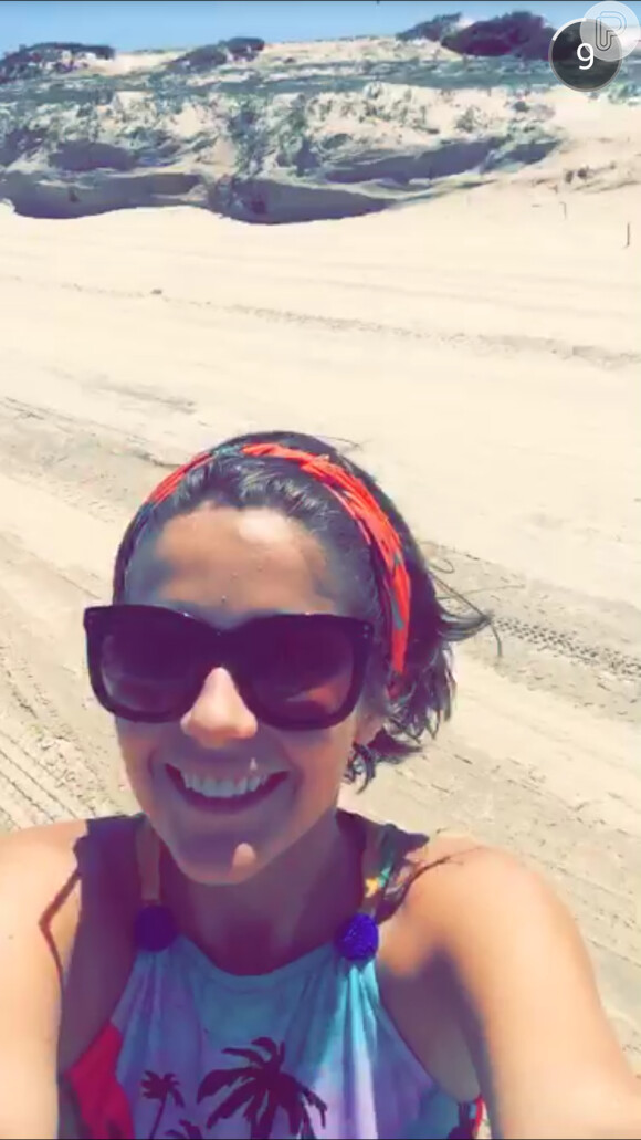 De férias após 'Malhação', Isabella Santoni se diverte em viagem ao Ceará