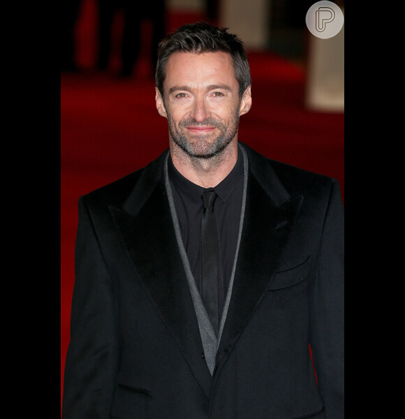 Hugh Jackman interpreta o herói Jean Valjean, e esteve presente na estreia mundial de 'Os miseráveis', em Londres
