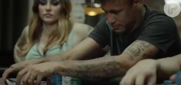 Neymar joga pôquer em vídeo de site de jogos