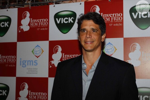 Márcio Garcia apresentou o evento Inverno Sem Frio em São Paulo