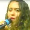 Joelma canta em programa de TV no começo da carreira