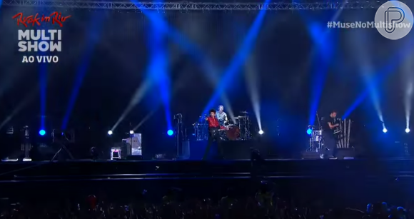 'Achei uma energia maravilhosa', revela Hugo Bonemer ao assistir a banda britânica Muse no palco do Rock in Rio 2013