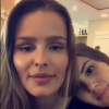 Camila Queiroz e Yasmin Brunet posaram juntas no Snapchat