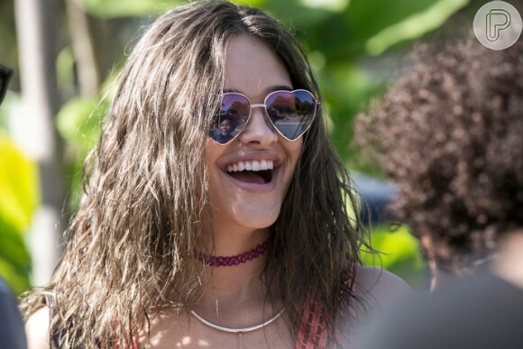 Juliana Paiva será aspirante a modelo na novela 'Totalmente Demais': 'Maquiagem para dar uma enfeiada'