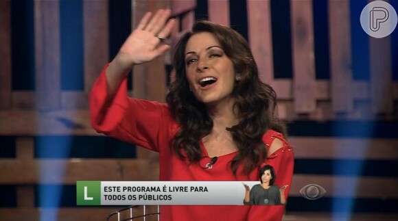 Ana Paula Padrão comandou o programa 'A Reunião'