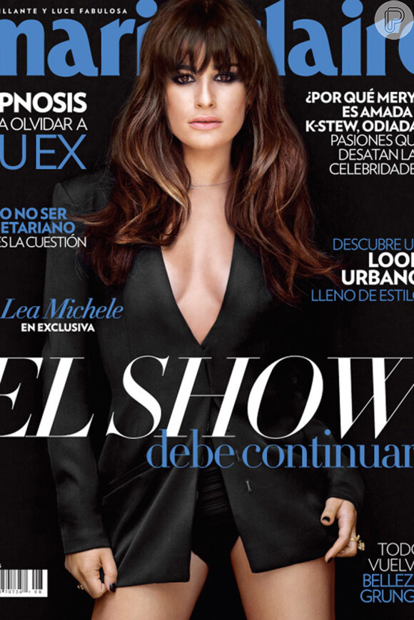 Lea Michele contou em entrevista, um mês antes da morte de Cory Monteith, que o ator tinha deixado 'sua vida incrível', para a revista Marie Claire em sua edição de agosto de 2013
