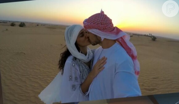 José Loreto casou-se com Débora Nascimento em maio, em Dubai, no Emirados Árabes
