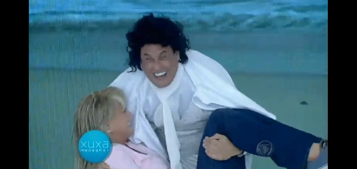 Foto Xuxa Revive Cena De Filme Com Sergio Mallandro Mas Sem Beijo