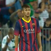 Neymar estreia pelo Barcelona sem nenhum gol em partida contra time polonês