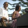 Michelle Obama discursou apoiando o marido. Ela marca presença nos eventos políticos e também demonstra carinho nas redes sociais