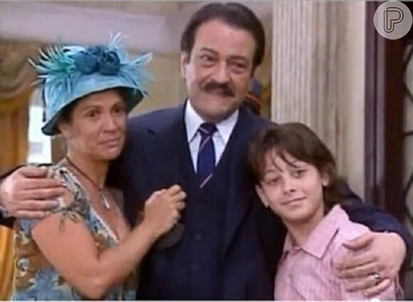 Aos 11 anos, João Cappelli interpretou Jorginho, meio-irmão de Catarina (Adriana Esteves)