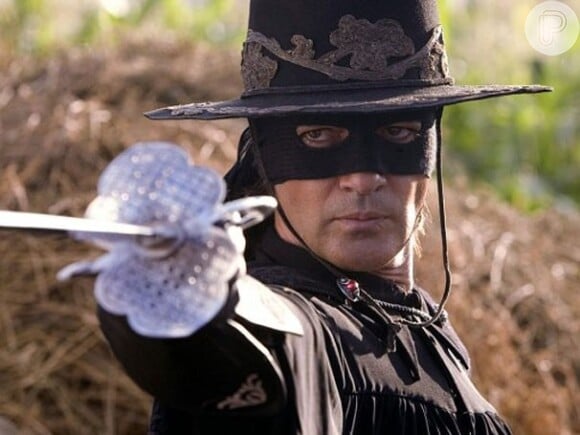 Antonio Banderas foi o protagonista do filme 'A Lenda do Zorro', em 2005