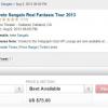 O ingresso para o primeiro show da turnê de Ivete Sangalo nos Estados Unidos, que acontece em Oakland, está à venda na internet por U$75
