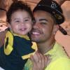 Dentinho é pai de Bruno Lucas, de 1 ano e onze meses, fruto do casamento do jogador de futebol com a modelo Daniela Souza