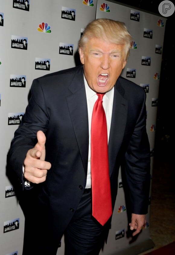 Donald Trump do reality show 'O Aprendiz' apareceu na sétima posição da lista dos apresentadores mais bem pagos da TV americana