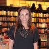 A jornalista Ana Paula Araújo prestigiou o lançamento do livro 'Vidas Provisórias', de Edney Silvestre
