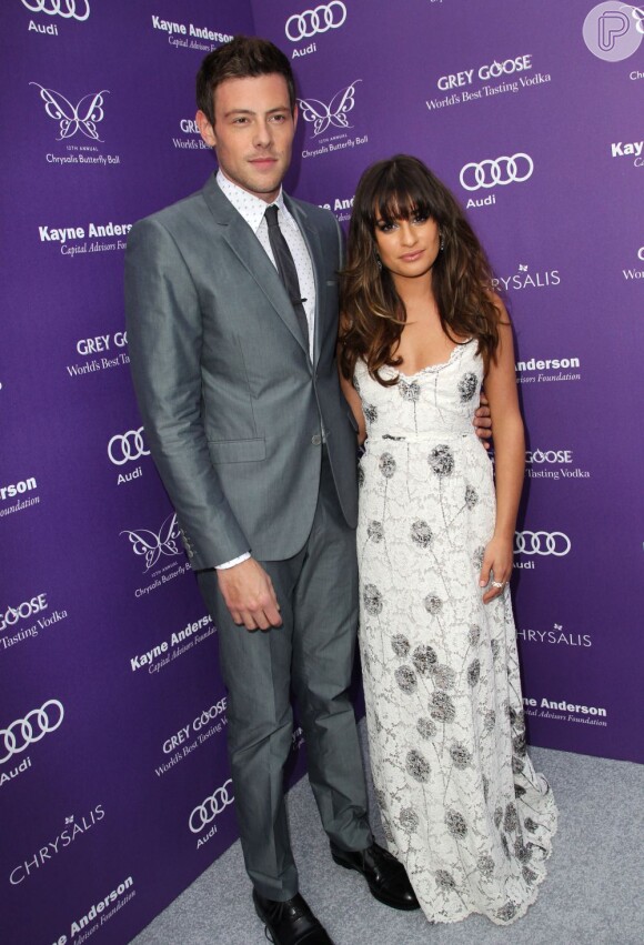 Cory Monteith namorava a também atriz de 'Glee' Lea Michele