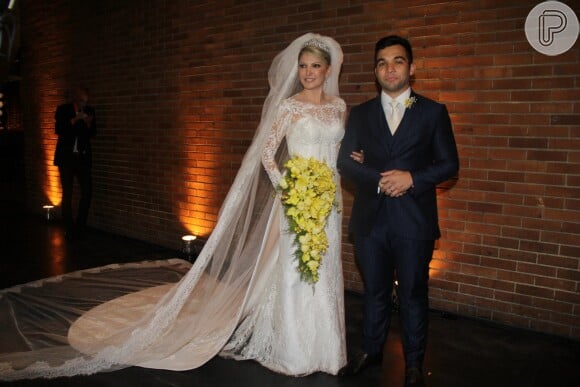 O casamento de Antonia Fontenelle e Jonathan Costa foi realizado no Museu de Arte Moderna (MAM), no Rio de Janeiro