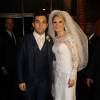 Antonia Fontenelle e Jonathan Costa se casaram neste sábado, 12 de dezembro de 2015. Cerimônia custou R$ 500 mil e teve na decoração tapetes persas, lustres de cristal e cadeiras douradas