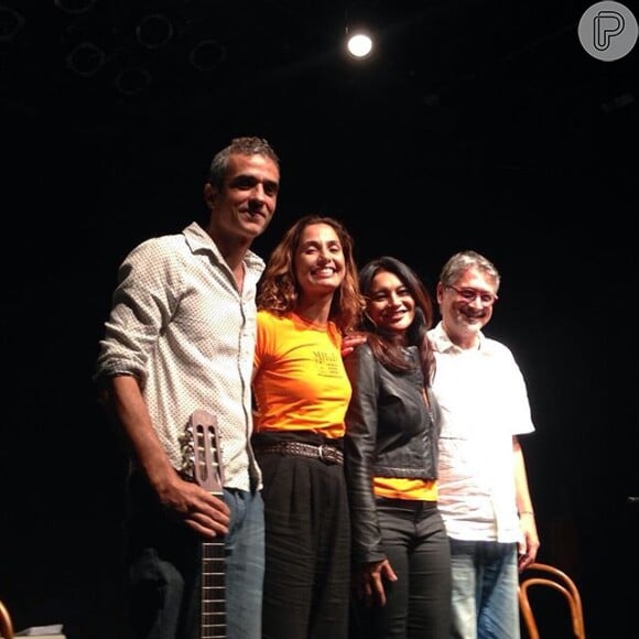 Dira Paes e Camila Pitanga, diretoras do Movimento Humanos Direitos, participaram de mais uma edição do Prêmio João Canuto, na noite desta segunda-feira, 14 de dezembro de 2015