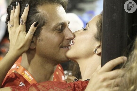 Guilhermina Guinle foi flagrada no carnaval deste ano, grávida de três meses, aos beijos com o marido, o advogado Leonardo Antonelli