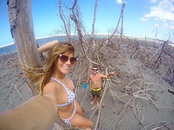 Isabella viajou para o Ceará com o namorado e compartilhou alguns momentos em suas redes sociais