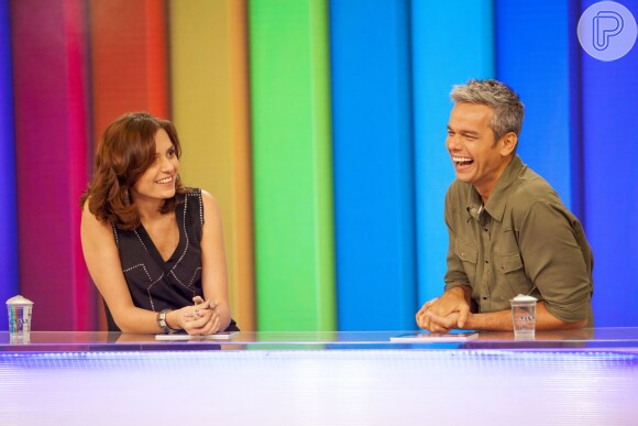 A apresentadora é conhecida pelas muitas brincadeiras ao lado de Otaviano Costa na bancada do 'Vídeo Show'