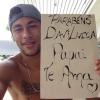 Neymar mandou uma mensagem para o filho, Davi Lucca, em seu aniversário de 2 anos via Instagram
