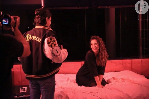 Bianca Chami grava clipe da sua nova música de trabalho, 'Só no Olhar'