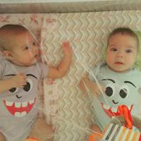 Luana Piovani compartilha foto dos filhos gêmeos e brinca: 'Lizuca e Bemzuco'