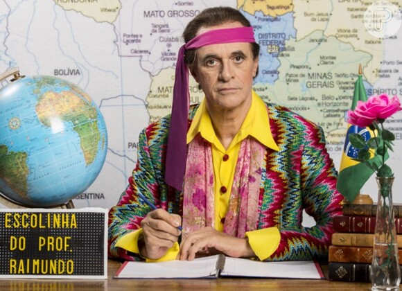Marcos Caruso interpreta o Seu Peru, um dos destaques da nova 'Escolinha do Professor Raimundo'