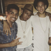 Nego do Borel postou a foto ao lado de Neymar na festa de aniversário de Gabriel Medina