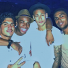 Neymar e Nego do Borel foram à festa de aniversário de Gabriel Medina, na noite desta terça-feira, 22 de dezembro de 2015