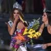 Ariadna Gutierrez foi coroada Miss Universo 2015 por uma falha do apresentador. Em seguida, ele pediu desculpas pelo erro e anunciou o nome da vencedora