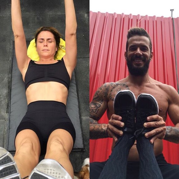 Giovanna Antonelli posta foto 'sofrendo' durante treino de crossfit