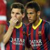 Neymar e Messi jogaram juntos pela primeira vez no dia 28 de agosto de 2013