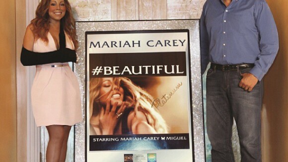 Mariah Carey comemora disco de platina de '#Beautiful': 'Uma cura para lesão'