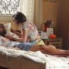 Giane (Isabelle Drummond) cuida de Fabinho (Humberto Carrão) e enquanto ele está doente, em 'Sangue Bom'