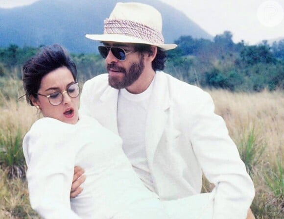 Maria Zilda Bethlem e José de Abreu em cena na novela 'Bebê a Bordo' (1988)