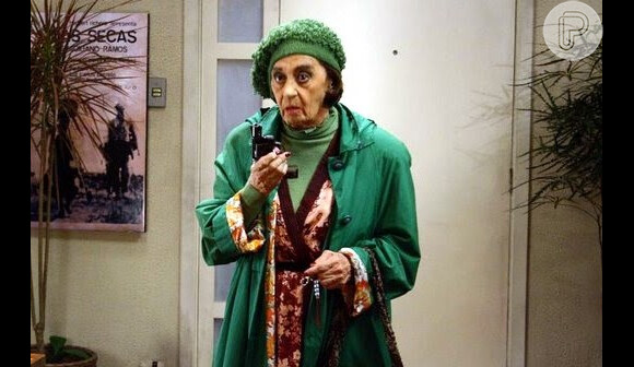 Laura Cardoso no filme 'Casa da Mãe Joana', em 2008, de Hugo Carvana, como Dona Herly