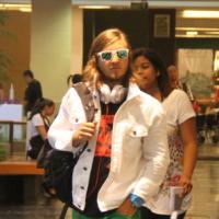 Rock in Rio: David Guetta é tietado por fãs antes de show no festival