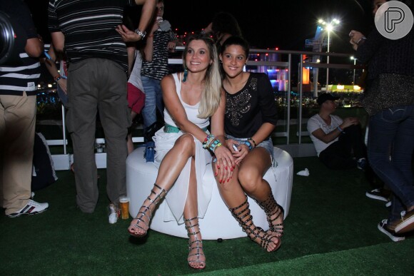 Flávia Alessandra e a filha, Giulia Costa, curtiram juntas os shows do Rock in Rio