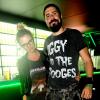 Natallia Rodrigues e seu marido, Tchello, no quarto dia de shows do Rock in Rio 2013