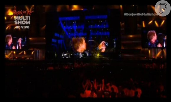 O público do Rock in Rio aplaudiu a atitude de Bon Jovi com a fã