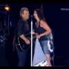 Rosana Guedes canta com Bon Jovi no palco do Rock in Rio