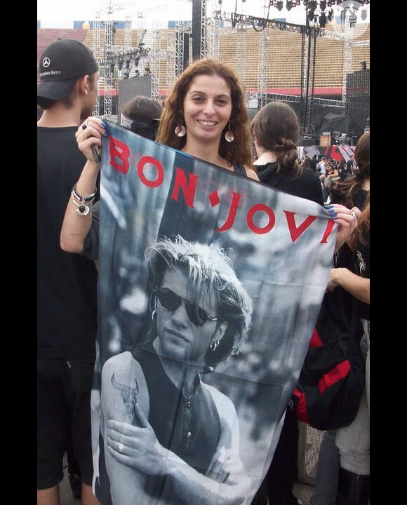 Rosana Guedes é fã de Bon Jovi desde os 16 anos e tem 80 discos do cantor