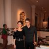 Reynaldo Gianecchini e Maria Fernanda posam juntos na estreia da peça 'A Toca do Coelho'