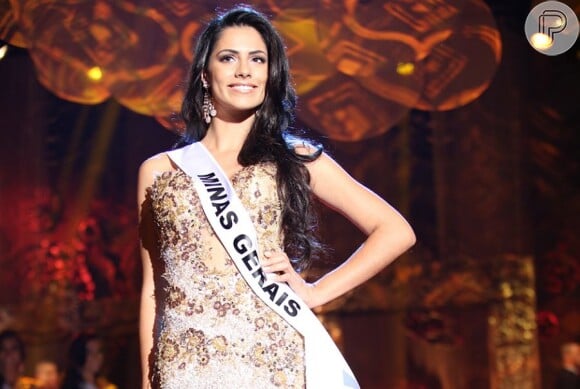 Janaína Barcelos, Miss Minas Gerais, ficou em segundo lugar