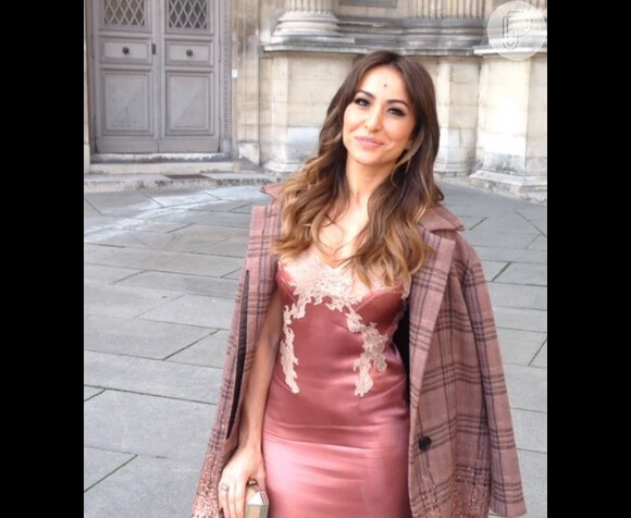 Sabrina Sato está em Paris e conferiu na primeira fila desfile da marca Louis Vuitton